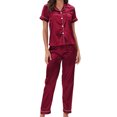 thumbnail image 2 of Conjunto de Pijamas NikouMX Para Mujer Satén, 2 of 5