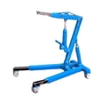 thumbnail image 4 of Modelo de suspensión de motor a escala 1/64, adorno coleccionable clásico, miniatura creativa para mantenimiento de vehículos, para escenas de taller, azul sin motores, 4 of 7