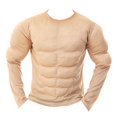 thumbnail image 1 of Camiseta de disfraz con músculos, acolchada, para fiestas temáticas, eventos, juegos de rol, cumpleaños, 1 of 9