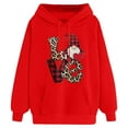 thumbnail image 4 of Sawvnm Fashion Women's Printing Long Sleeve Pocket Casual Pullover Shirt Blouse, 4 of 6