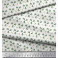 thumbnail image 2 of Soimoi Poly Georgette Fabric Leaves & Floral Hand Drawn Decor Fabric Printed Yard 52 Inch Wide, 2 of 2