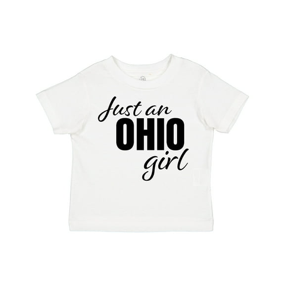Inktastic Just an Ohio Girl Born in Ohio Girls Toddler T-Shirt