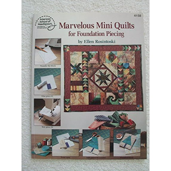 Pre-Owned Marvelous Mini Quilts for Foundation Piecing (Paperback) 0881956651 9780881956658