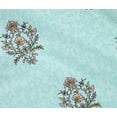 thumbnail image 4 of oneOone Cotton Flex Pastel Mint Fabric Leaves & Floral Block Sewing Fabric By The Yard Printed Diy Clothing Sewing Supplies 40 Inch Wide, 4 of 4