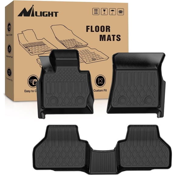 Nilight Floor Mats for BMW X3 F25 2011-2017 / BMW X4 2015 2016 2017 2018 All Weather Custom Fit Heavy Duty Floor Liners