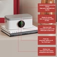 thumbnail image 3 of Cordless Electric Lunch Box,Portable Self Heating Lunch Box,Rechargeable One Buttons Heating Food Warmer for Students Office Workers Travellers, 3 of 7