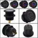thumbnail image 2 of Voltímetro digital LED impermeable 12V TUNC para coche motocicleta camión barco marino, 2 of 5
