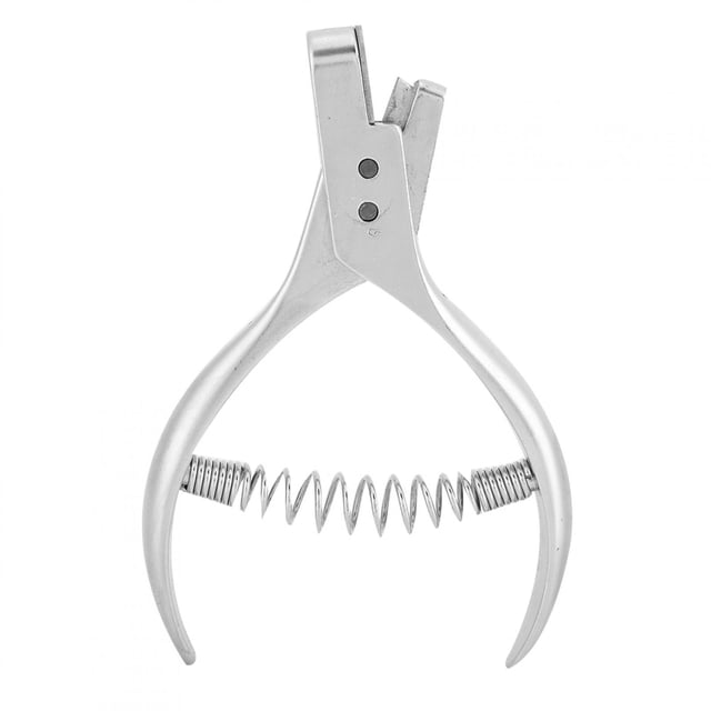 Alicates para hacer muescas en correas de reloj, alicates para cortar correas de cuero, alicates para cortar correas de cuero, alicates para hacer muescas en correas de reloj de cuero, estándares líd