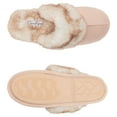 thumbnail image 6 of Jessica Simpson Comfy Faux Fur Womens House Slipper Scuff Memory Foam Slip On Anti-Skid Sole, 6 of 9