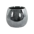 thumbnail image 1 of Urban Trends Collection 25015 Ceramic Round Vase with Hammered, Silver, 1 of 1
