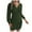 Olive Green, variant on IROINNID Sweater Dress for Women Long Sleeve Dress Mid-Length Sweater Dress Long Sleeve Dress V-Neck Ladies Solid Outing Dresses,Olive Green
