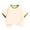 Green, variant on Einccm Children's Short Sleeve T-Shirt, Vintage Color Block Loose Top, Round Neck with Durable Ribbed Trim, American Academy Style, Suitable for Boys and Girls 3-14 Years