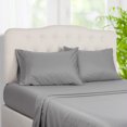 thumbnail image 5 of 1000 Thread Count Sateen Weave Luxury Deep Pocket Cotton Blend Sheet Set, 5 of 5