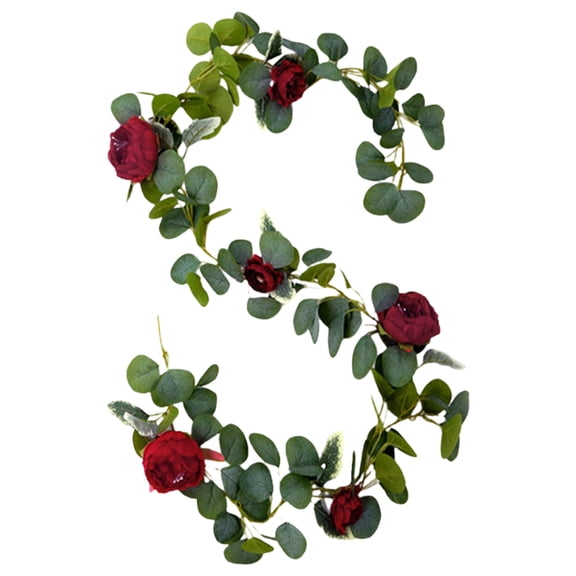 Lifelike Peony Peony Rose Artificial Garland Realistic Greenery Vine With Mixed Plant Wreath For Home Wall Wedding Decor & Bendable Indoor Outdoor Hanging Decoration