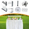 thumbnail image 6 of 4 ft Folding Ice Table, Party Cooler, Table with Drain, Party Table, Cooler Table, Fishing Cleaning Table, with Detachable Matching Skirt, 6 of 7