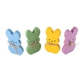 thumbnail image 3 of Decor, 4 Peep Tiered Tray Sign Set Centerpieces Wooden Spring Rabbit Shaped Table Decorations, 3 of 8
