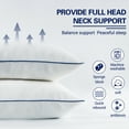 thumbnail image 3 of Subrtex Shredded Memory Foam Pillow for Sleeping with Removable Cooling Cover, Queen, 1 Pack, 3 of 7