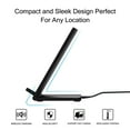 thumbnail image 2 of Wireless Charger 10W Fast for Motorola Moto G Stylus 5G (2024)/G Stylus 5G (2025) - Stand Detachable 2-Coils Charging Pad Slim, 2 of 9