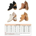 thumbnail image 2 of Gomelly Ladies Booties Slip On Short Bootie Hollow Out Ankle Boots Casual Work Walking Black 5.5, 2 of 3