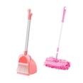 thumbnail image 4 of MERIGLARE Mini Broom and Dustpan Mop Set for Kids Children Housekeeping Cleaning Tools pink mop, 4 of 9