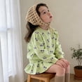 thumbnail image 7 of Owordtank Toddler Girl Sweatshirt Clothes Outfit Floral Tennis Athletic Skorts Cheer Skirts, 7 of 7