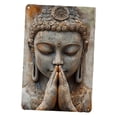 thumbnail image 2 of Placa de pared de Buda, adorno plano 2D, letrero colgante, versátil, de metal, decoración de pared, accesorios para dormitorio, oficina, pasillo., 2 of 9