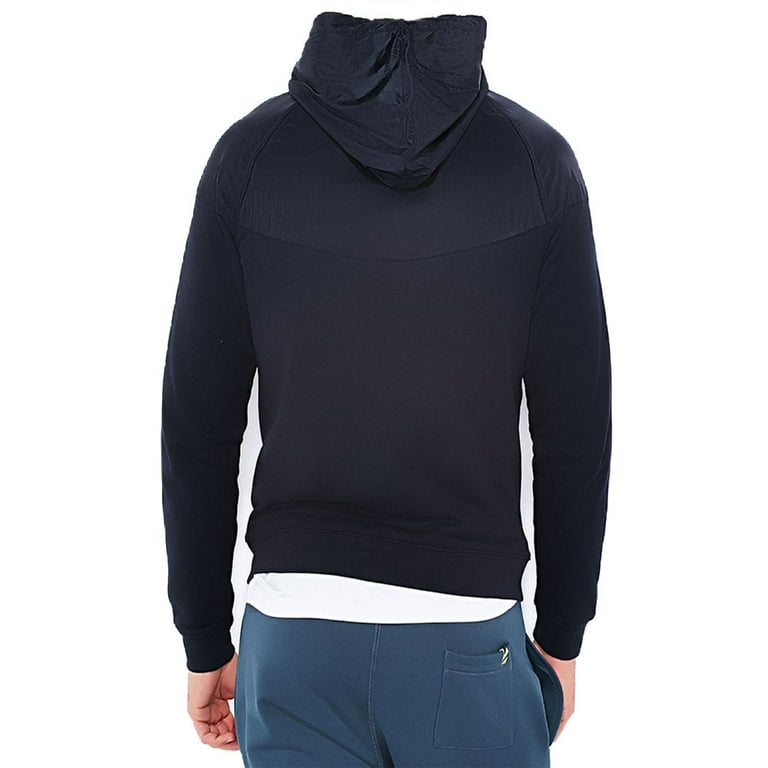 Nike Mens Track And Field Woven Full Zip Hooded Jacket,Black