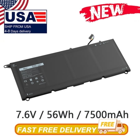 Type JD25G 90V7W Battery for Dell XPS 13 9350 XPS 13 9343 Ultrabook RWT1R DIN02