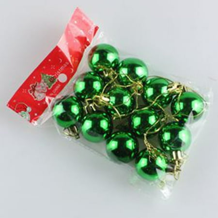 Christmas Decoration Sales 12Pcs Hot Sale Christmas Tree Xmas Balls Decorations Fashion Bauble Hanging Party Drop Pendant For DIY Xmas Party ()