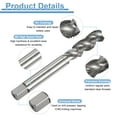 thumbnail image 3 of Uxcell Spiral Flute Thread Tap M10 x 1 Metric Machine Taps HSS6542 Uncoated, 3 of 6