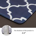 thumbnail image 3 of Mindunm Modern Navy Kitchen Mat, 17" x 47" + 17" x 30", Non-Slip (2 Count), 3 of 6