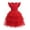 Red, variant on Arshiner Toddler Tutu Dress Girls Fluffy Summer Dresses Casual Black Funeral Tulle Sundress for Kids 6-7 Years