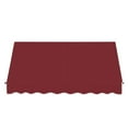 thumbnail image 2 of Awntech 7.375 ft Santa Fe Fixed Awning Acrylic Fabric, Burgundy, 2 of 2
