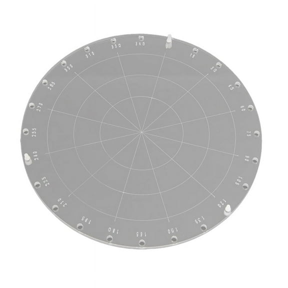 9.1 Inch Diameter Circle Acrylic Stamping Blocks, Stamping Tool for Card Making Scrapbooking Stamp and Tool