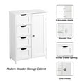 thumbnail image 4 of Swonuk 4-Drawer Wood Chest of Drawers, Modern Storage Cabinet for Bathroom, Closet, Entryway, Hallway, Nursery, 4 of 8