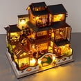thumbnail image 4 of Kit de DIY con muebles, rompecabezas de construcción, decoración para hogar, artesanal, modelo decorativo en miniatura para, 4 of 7