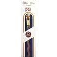 thumbnail image 3 of Coats Heavyweight Brass Separating Metal Zipper 20"-Navy, 3 of 4