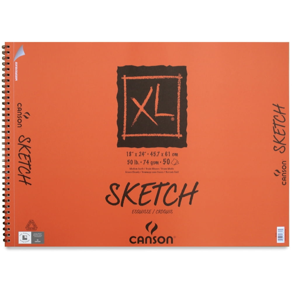Canson XL Sketch Pad, 18in x 24in, 50 Sheet/Pad