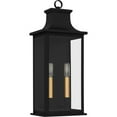 thumbnail image 7 of Quoizel Abernathy 2-Light Matte Black Outdoor Wall Lantern, 7 of 7