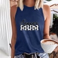 thumbnail image 2 of Giftesty Tank Tops for Women Fashion Casual Printed Sleeveless Blouse Round Neck Sexy Slim Pullover Tops, 2 of 4