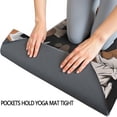 thumbnail image 3 of Basset Hounds with Bones and Presents Hot Yoga Mat Towel Non Slip for Hot Yoga - Quick-Drying Yoga Mat Cover with 4 Corner Pockets with Travel Bag - Hot Yoga Towel Non Slip 74"x26", 3 of 6