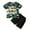 Army Green, variant on Boys Outfits Kids Boys Summer Short Sleeve Tops and Short Pants Set Cotton Casual Two Piece Set Baby Outfits Green 6 Months-12 Months