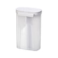 thumbnail image 1 of Clear Rice Dispenser Container Leak Proof Air Tight Container for Rice Sugar Candy Flour, 1 of 4