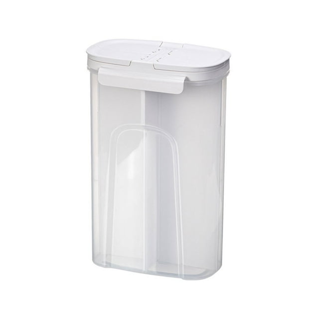 Clear Rice Dispenser Container Leak Proof Air Tight Container for Rice Sugar Candy Flour