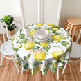 thumbnail image 4 of Lemon Round Tablecloth Waterproof Fabric Table Cover Washable 60” Table Cloth for Kitchen Dining Room Party Picnic, 4 of 6