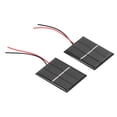 thumbnail image 1 of Kit De Células Solares, Mini Paneles Solares Módulo De Panel Solar 0.4W 1.5V 2 Piezas 43x55 Mm Para Luces Publicitarias ANGGREK Polysilicon Solar Panel, 1 of 8