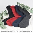 thumbnail image 3 of Debra Weitzner Thermal Heated Socks Insulated Socks for Men & Women 10-13, Assorted 6 Pairs, 3 of 5