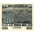 thumbnail image 3 of Fowler 24x20 Black Modern Framed Museum Art Print Titled - Frostburg Maryland - Fowler 1905, 3 of 5