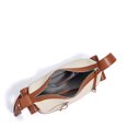thumbnail image 6 of Genuine Cowhide Women Hobo Bag, White Brown Leather Crossbody Shoulder Handbag, 6 of 12