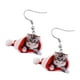 thumbnail image 3 of Adorables pendientes con temática de gato navideño, decoración creativa de acrílico para mujer Mintiendo, 3 of 9